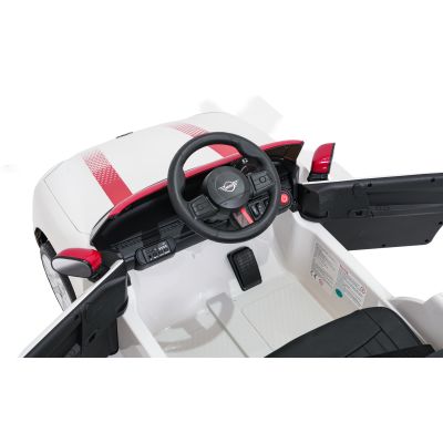 Vaikiškas Elektromobilis Mini Cooper, Baltas