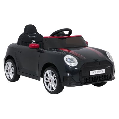 "Mini Cooper" juoda transporto priemonė
