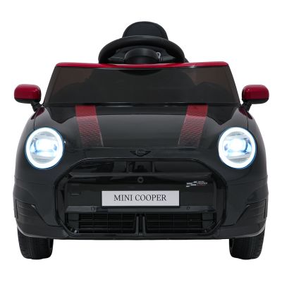 "Mini Cooper" juoda transporto priemonė