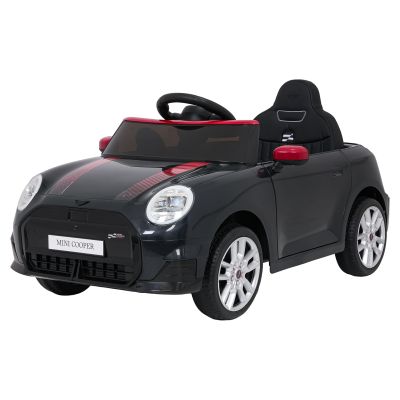 "Mini Cooper" juoda transporto priemonė