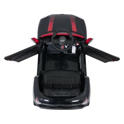 "Mini Cooper" juoda transporto priemonė