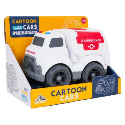 Greitosios pagalbos automobilis su šviesų ir garsų funkcija