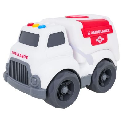 Greitosios pagalbos automobilis su šviesų ir garsų funkcija