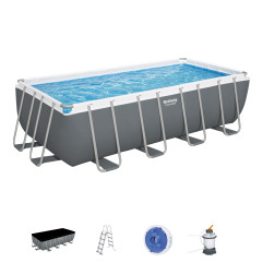 Karkainis baseinas Power Steel BESTWAY (488x 244x122 cm)