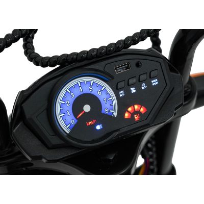 Vaikiškas elektrinis motociklas SUPERMOTO, Raudonas