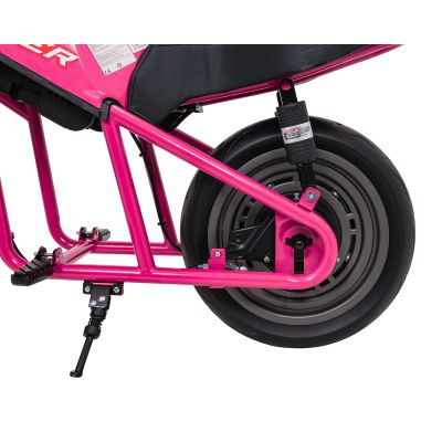 Vaikiškas elektrinis motociklas SUPERMOTO, Rožinis