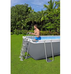 Karkainis baseinas Power Steel BESTWAY (488x 244x122 cm)