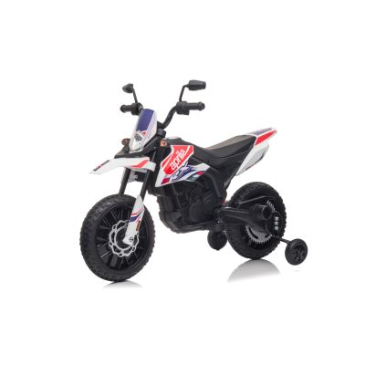 Vaikiškas Elektrinis motociklas Aprilia RX, Juodas/Baltas