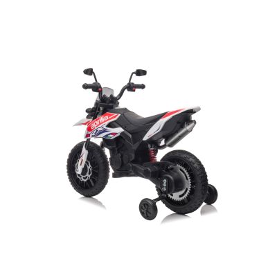 Vaikiškas Elektrinis motociklas Aprilia RX, Juodas/Baltas - 3