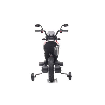 Vaikiškas Elektrinis motociklas Aprilia RX, Juodas/Baltas - 4