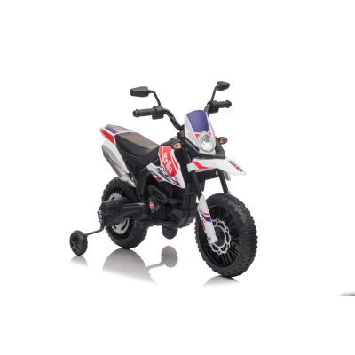 Vaikiškas Elektrinis motociklas Aprilia RX, Juodas/Baltas - 5