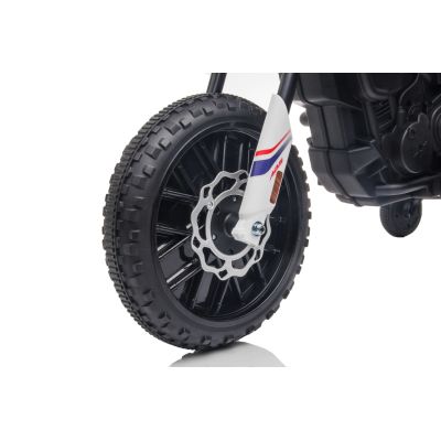 Vaikiškas Elektrinis motociklas Aprilia RX, Juodas/Baltas - 6