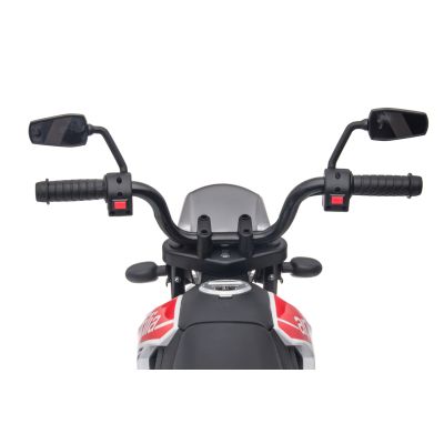 Vaikiškas Elektrinis motociklas Aprilia RX, Juodas/Baltas - 11