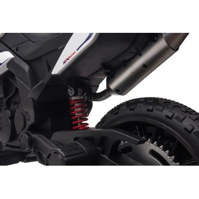 Vaikiškas Elektrinis motociklas Aprilia RX, Juodas/Baltas - 15