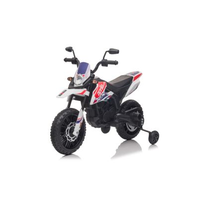 Vaikiškas Elektrinis motociklas Aprilia RX, Juodas/Baltas - 19