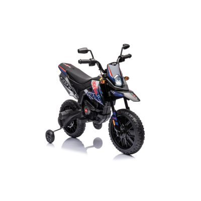 Vaikiškas Elektrinis motociklas Aprilia RX, Juodas/Mėlynas - 6
