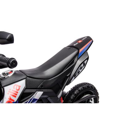 Vaikiškas Elektrinis motociklas Aprilia RX, Juodas/Mėlynas - 7