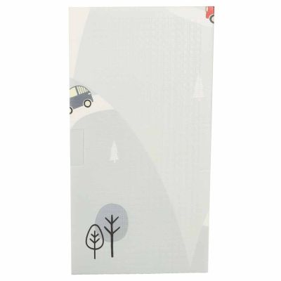 Švietimo putplasčio kilimėlis dvipusis sulankstomas 150x200cm balionai gatvė