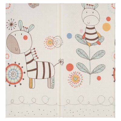 Edukacinis dvipusis sulankstomas putplasčio kilimėlis 180x200cm gyvūnų modelis