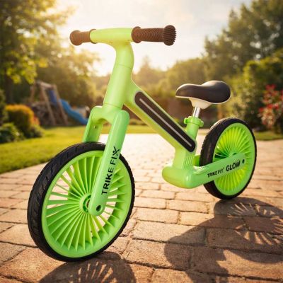 Trike Fix Glow LED balansinis dviratis neoninės žalios spalvos
