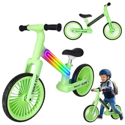Trike Fix Glow LED balansinis dviratis neoninės žalios spalvos