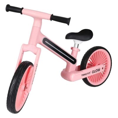Trike Fix Glow LED balansinis dviratis rožinės spalvos
