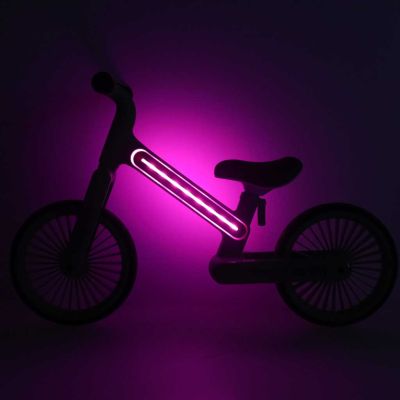 Trike Fix Glow LED balansinis dviratis rožinės spalvos