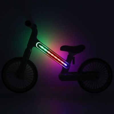 Trike Fix Glow LED balansinis dviratis rožinės spalvos