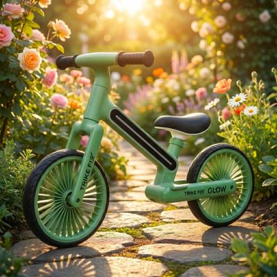 Trike Fix Glow LED balansinis dviratis žalias