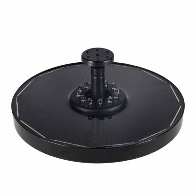 LUARO saulės tvenkinio fontanas sodo plūduriuojantis siurblys LED RGB 16cm