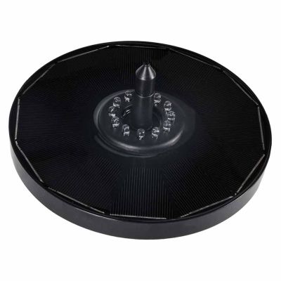 LUARO saulės tvenkinio fontanas sodo plūduriuojantis siurblys LED RGB 16cm