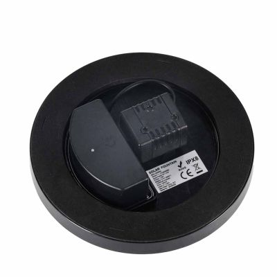 LUARO saulės tvenkinio fontanas sodo plūduriuojantis siurblys LED RGB 16cm