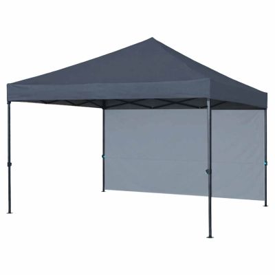 LUARO sodo paviljonas vakarėlių palapinė komercinė pavėsinė 3x3m juoda