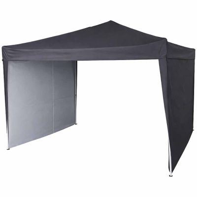 LUARO sodo paviljonas vakarėlių palapinė komercinė pavėsinė 3x3m juoda