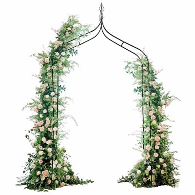 LUARO sodo pavėsinė metalinė arka su grotomis rožėms, gėlėms, vijokliniams augalams 265 cm