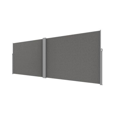 LUARO šoninės terasos kampinė markizė 180 x 620 cm pilka - 3