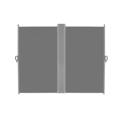 LUARO šoninės terasos kampinė markizė 180 x 620 cm pilka - 4