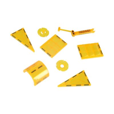 3D statybinės magnetinės kaladėlės 50 elementų - 5