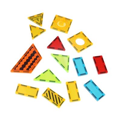 3D statybinės magnetinės kaladėlės 50 elementų - 8