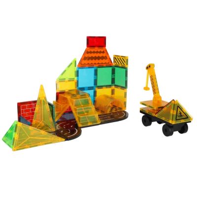 3D statybinės magnetinės kaladėlės 50 elementų - 10