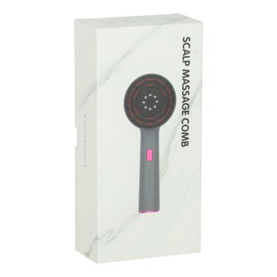 Masažo šepetys su aliejaus aplikatoriumi USB juodas