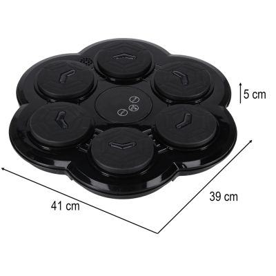 sieninis bokso treniruoklis su muzika LED USB + pirštinės