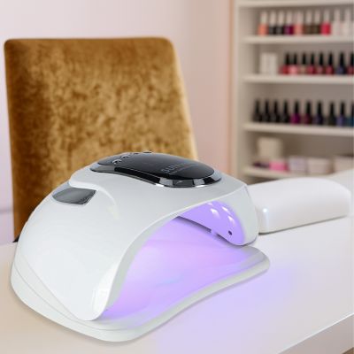 Nagų lempa Sun X10 UV 45 LED 280W manikiūro hibridai geliai