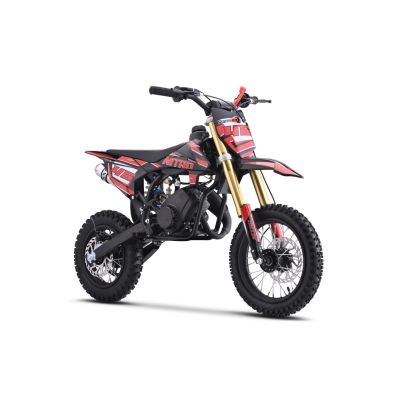 Vaikiškas benzininis motociklas NITRO 60cc, Raudonas - 2
