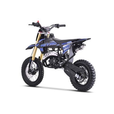 Vaikiškas benzininis motociklas NITRO 60cc, Mėlynas - 3