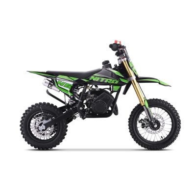 Vaikiškas benzininis motociklas NITRO 60cc, Žalias - 2