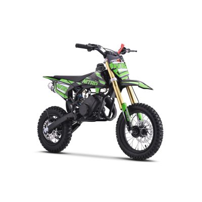 Vaikiškas benzininis motociklas NITRO 60cc, Žalias - 4