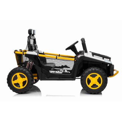 Vaikiškas elektrinis bagis UTV SPEED 4x4, Baltas