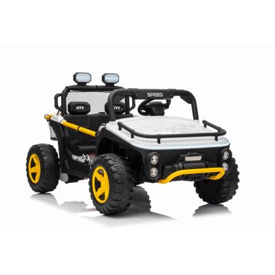 Vaikiškas elektrinis bagis UTV SPEED 4x4, Baltas