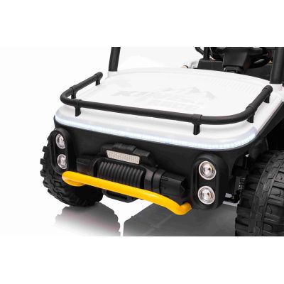 Vaikiškas elektrinis bagis UTV SPEED 4x4, Baltas
